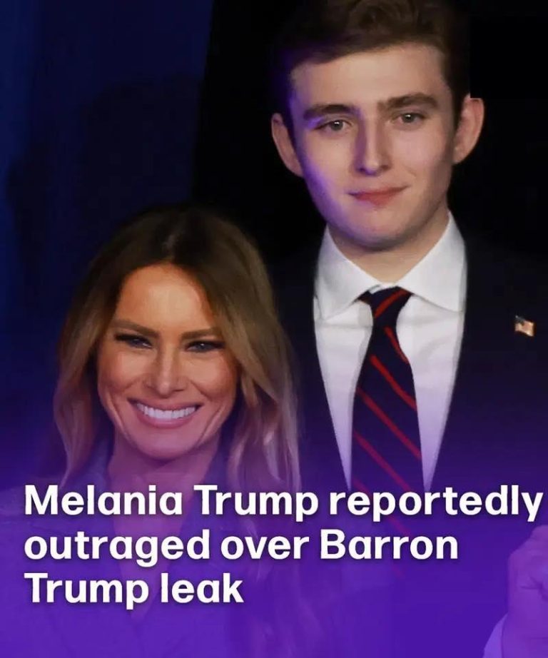 Melania Trump said to be furious over Barron Trump leak…See more