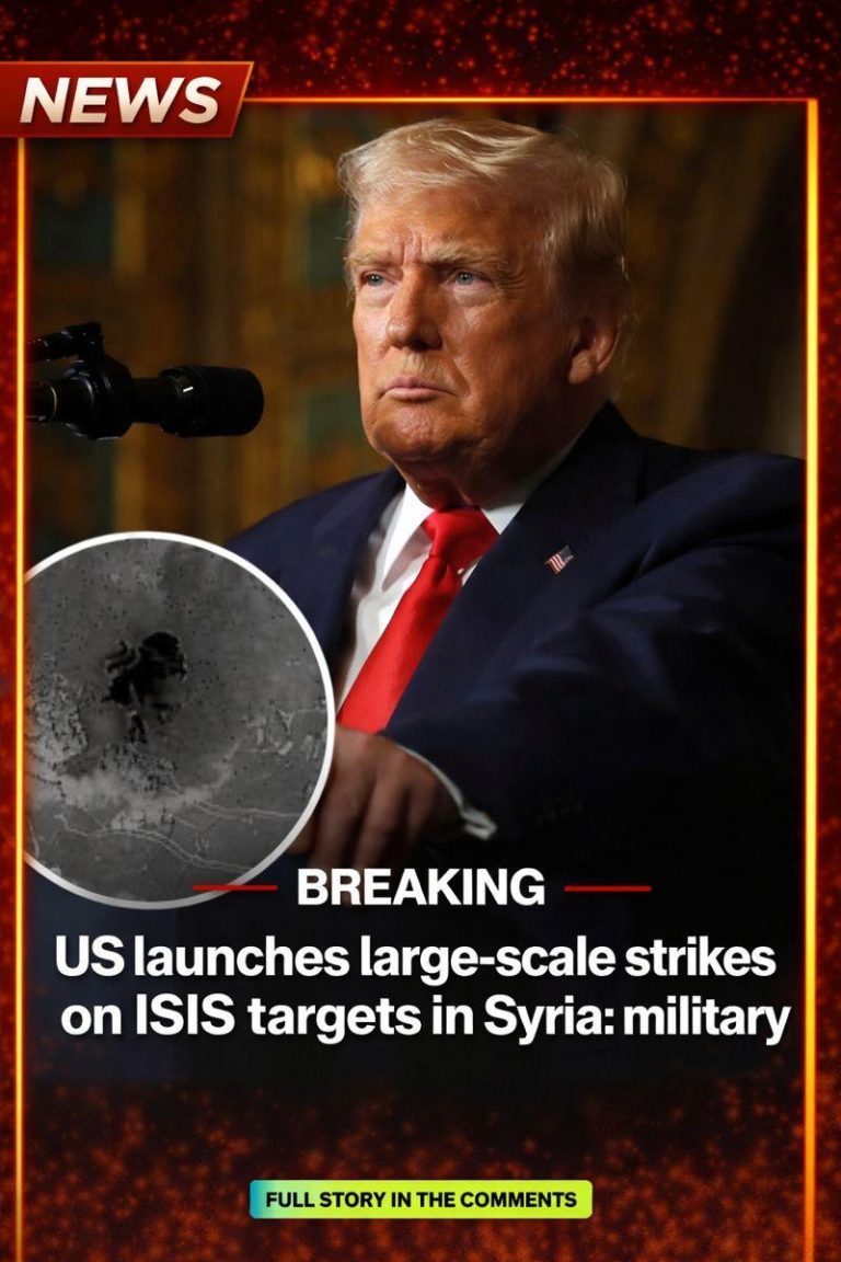 US launches large-scale strikes on ISIS targets in Syria: military