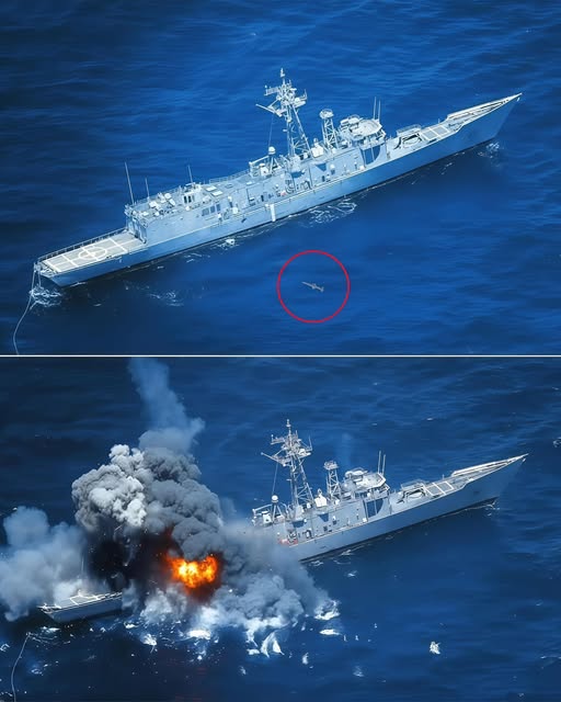 USS Rodney M. Davis (FFG-60) Sink After hit by…See more