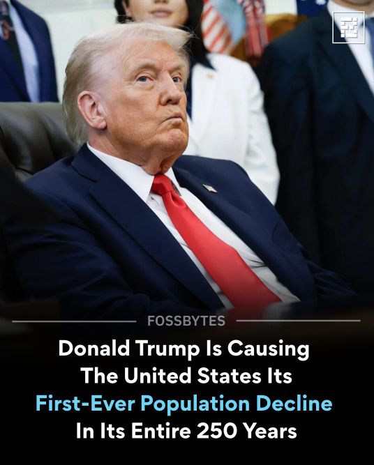 “Donald Trump Is Causing The United States Its First-Ever Population Decline In Its Entire 250 Years”