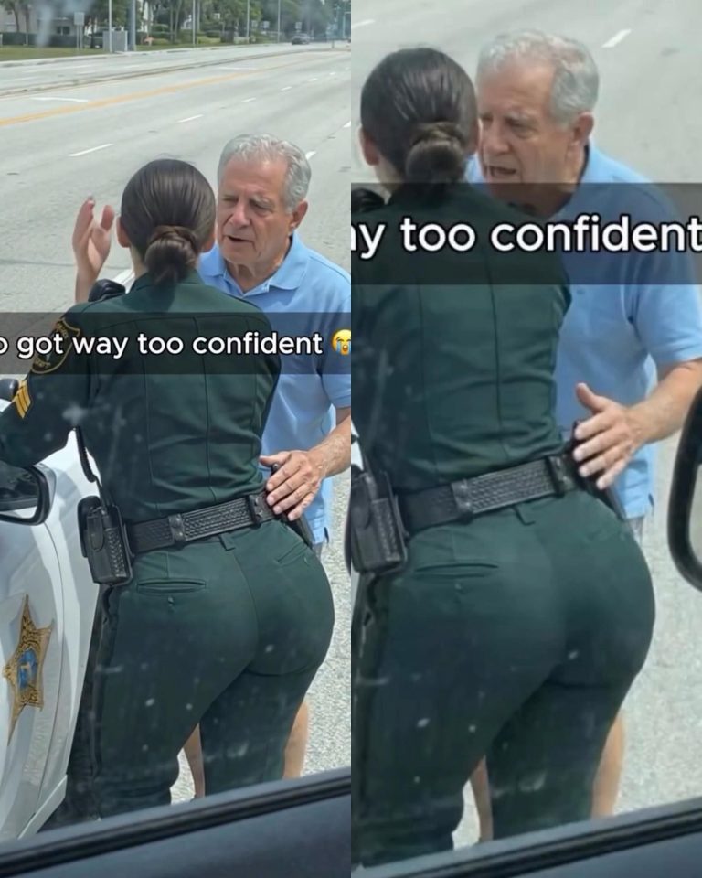 NEW VIDEO going viral of a 72 year old man in floriday trying to talk his way out of a traffic ticket. Everyone is saying he parked illegally on purpose 👇🏼