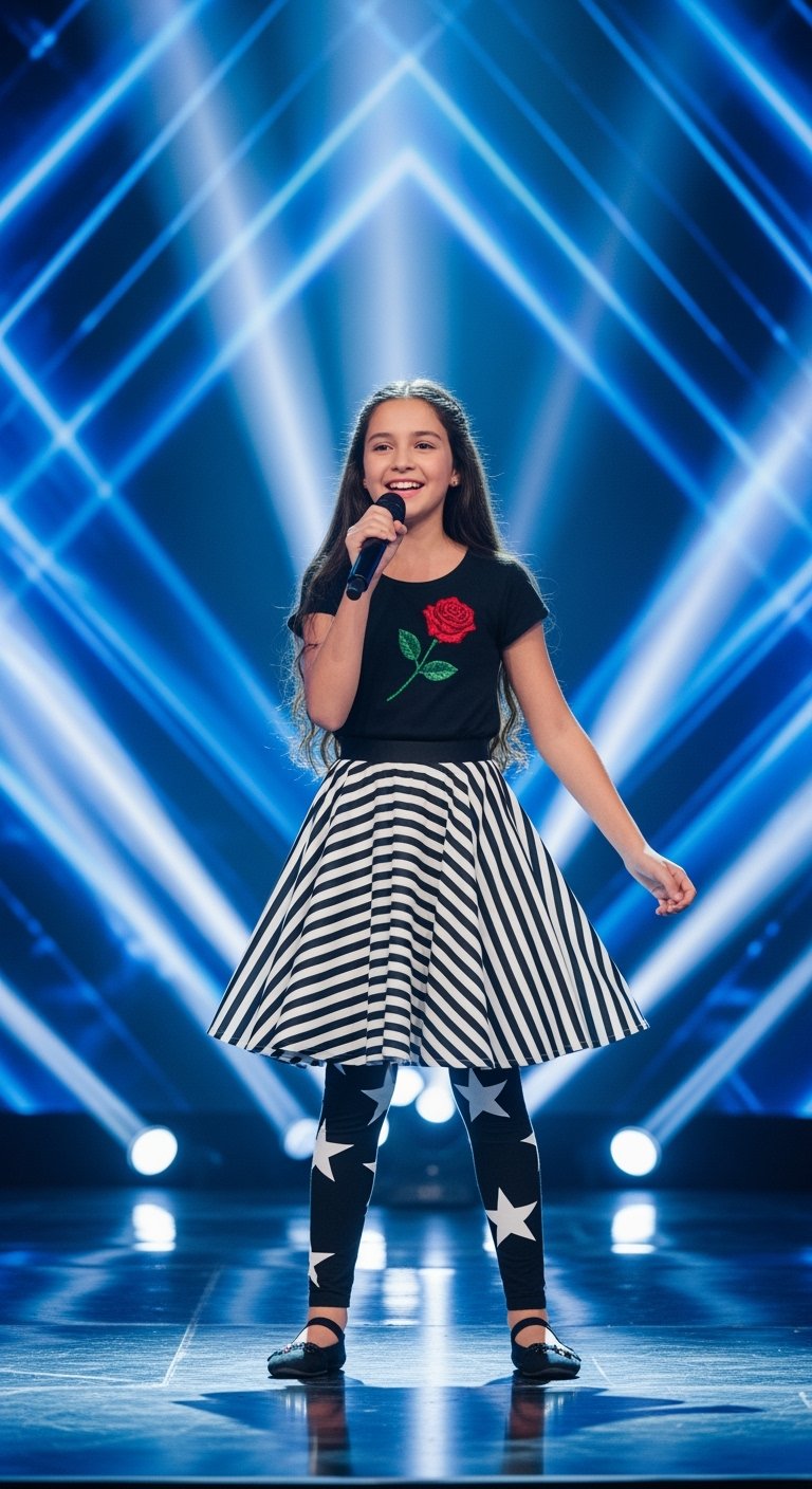 Young Singer Captures Hearts on with Celine Dion Tribute